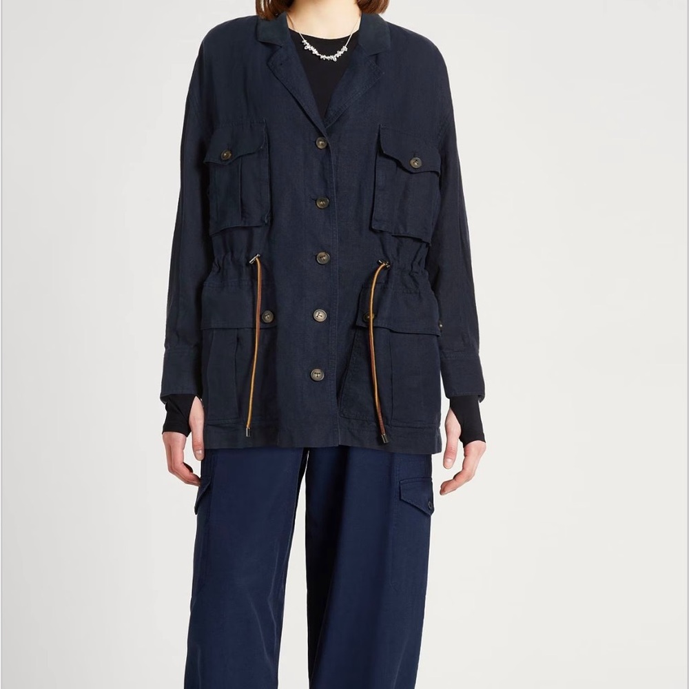 Tod's Dark Blue Utility Jacket